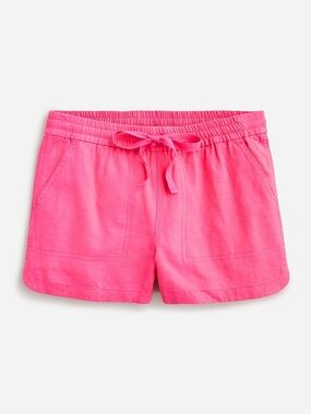 JCrew Seaside Shorts Linen Blend